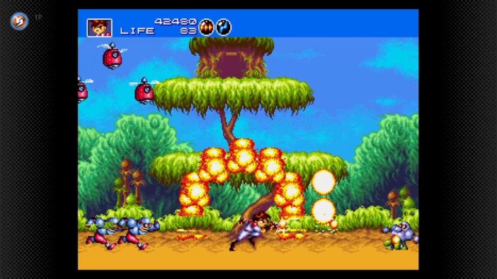 ▲『ガンスターヒーローズ』(『セガ メガドライブ Nintendo Switch Online』より)