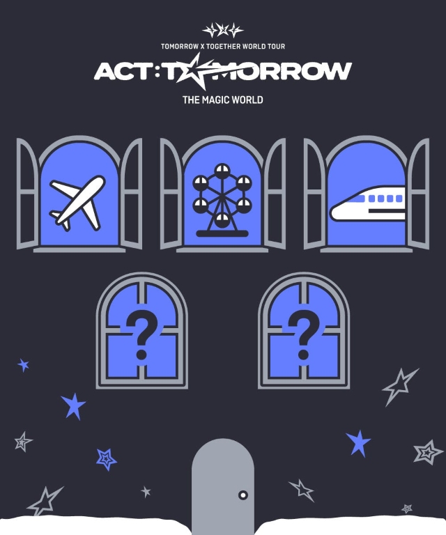 『TOMORROW X TOGETHER ＜ACT:TOMORROW＞ The Magic World」』告知画像