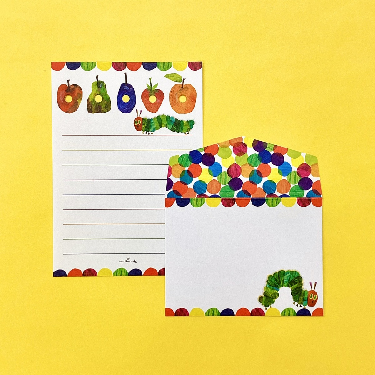 絵本『はらぺこあおむし』ミニレターセットの画像