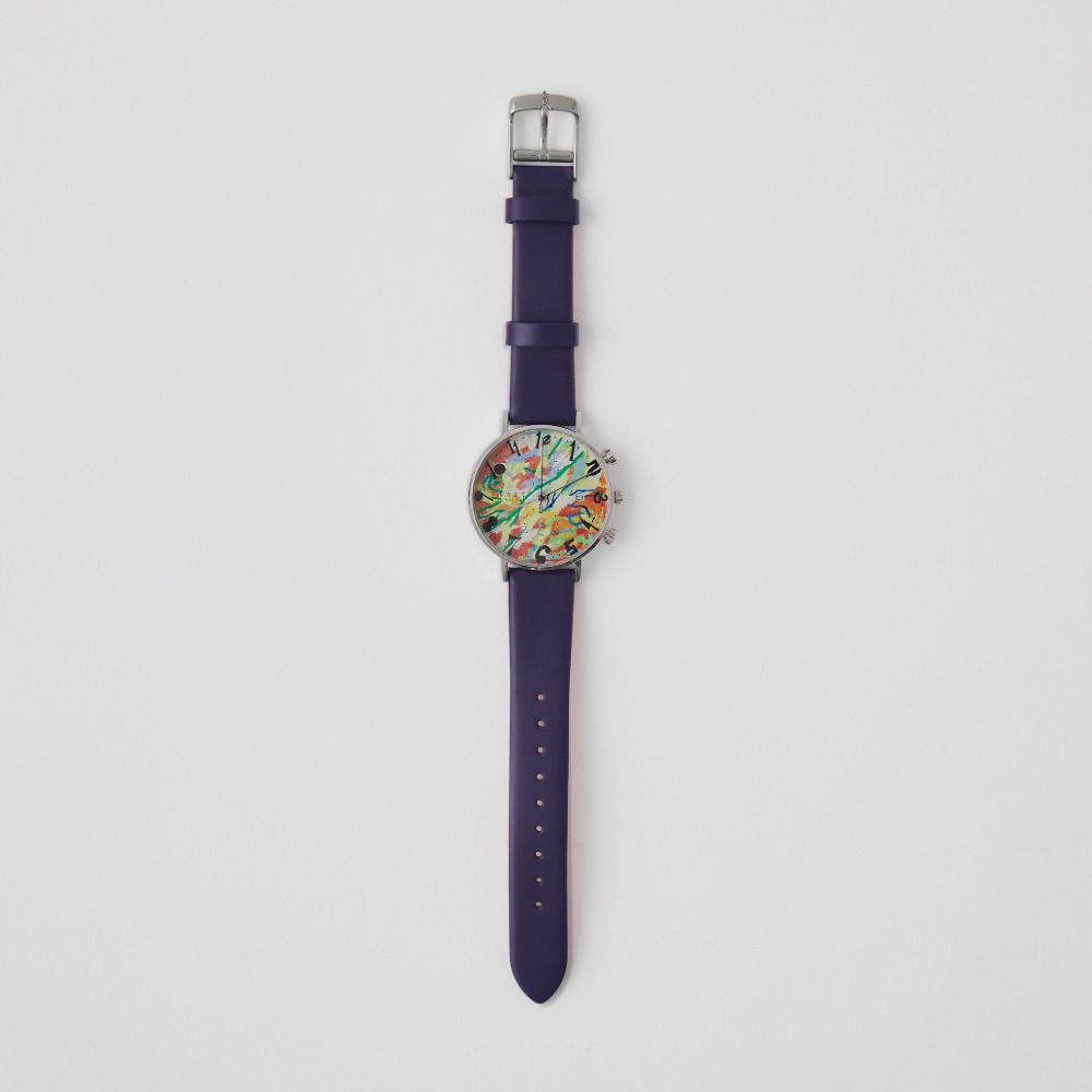 時計パープル全体