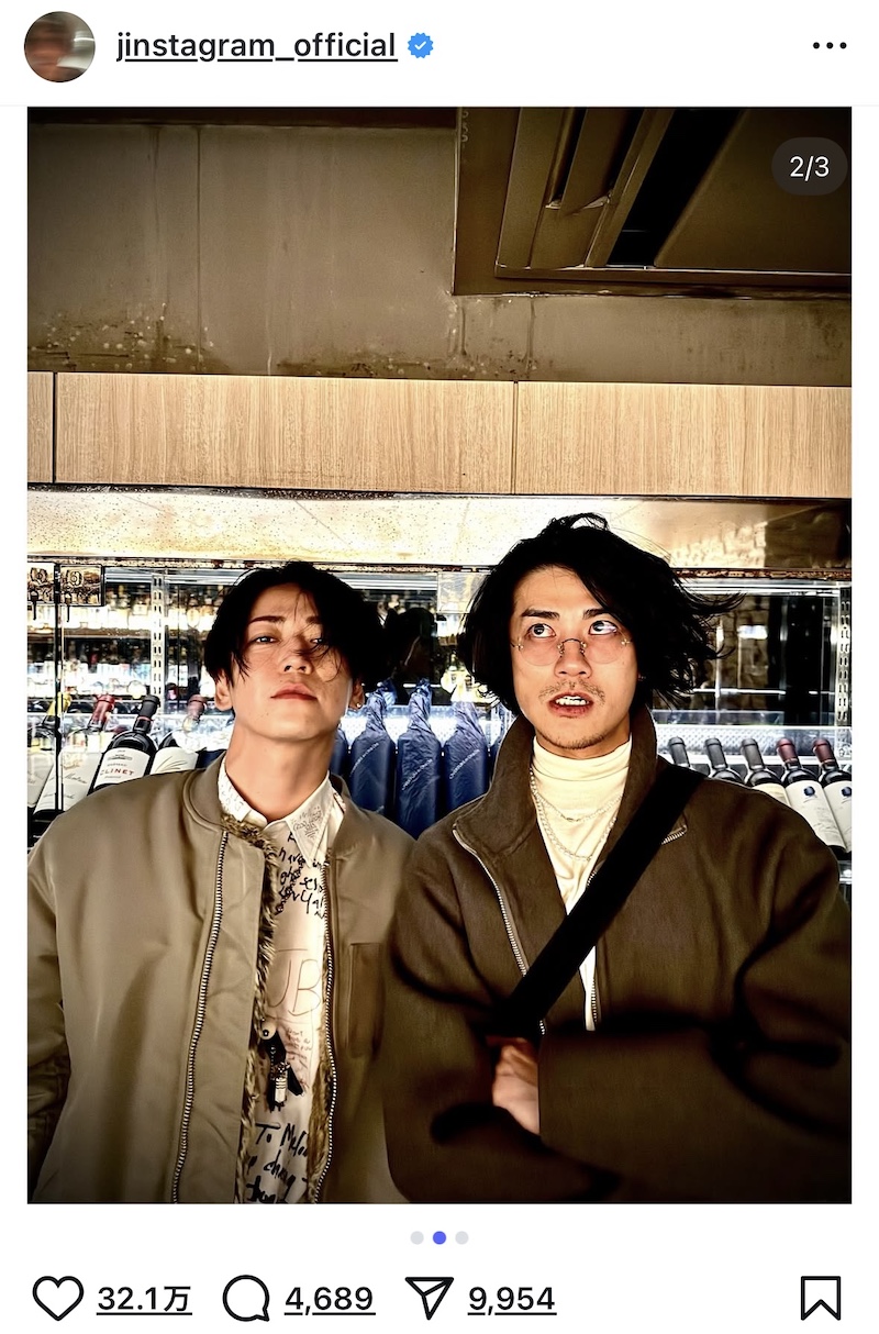 亀梨和也×赤西仁ショットにファン歓喜の画像