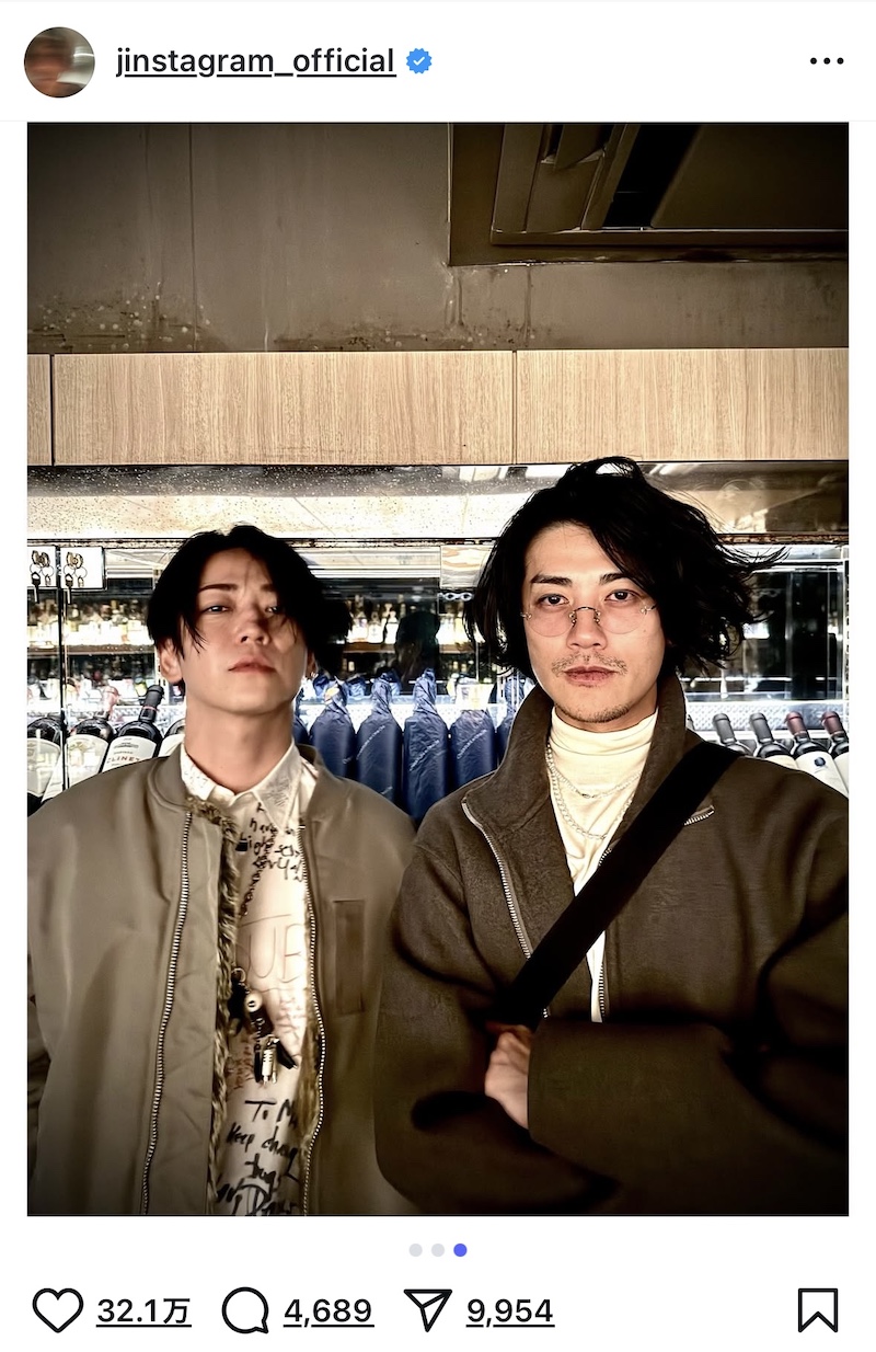 亀梨和也×赤西仁ショットにファン歓喜の画像