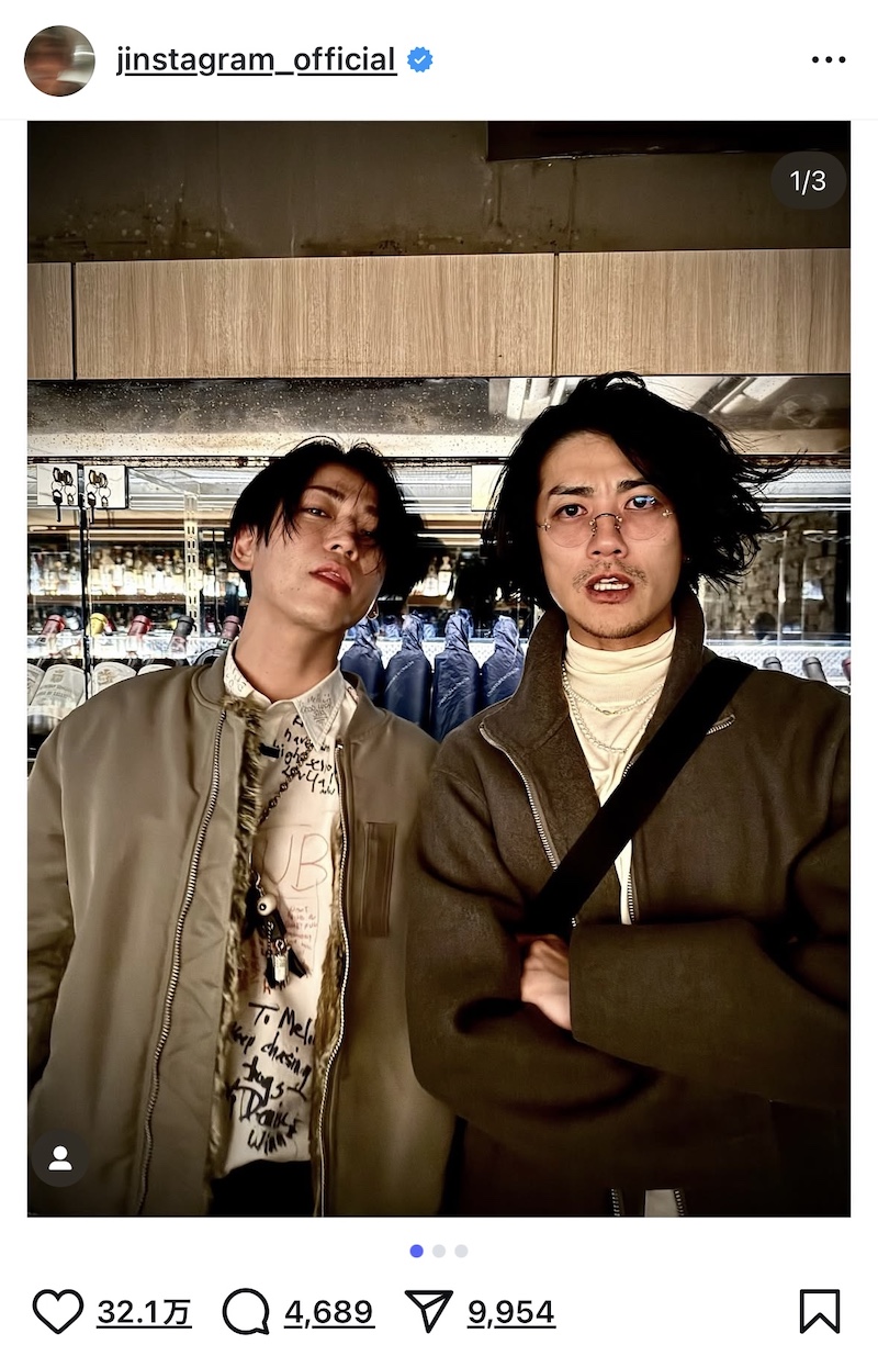 亀梨和也×赤西仁ショットにファン歓喜の画像