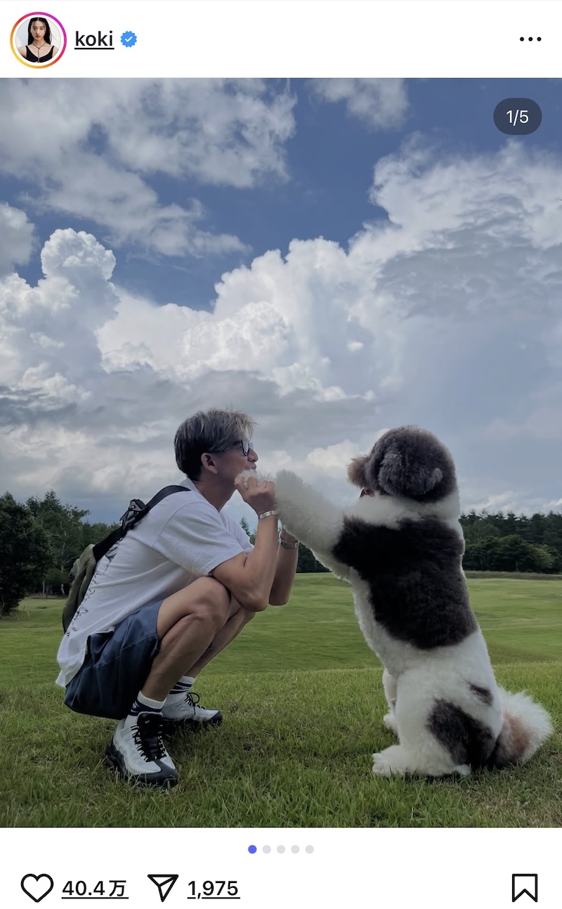 Cocomi & Kōki,、木村拓哉の誕生日を祝福の画像