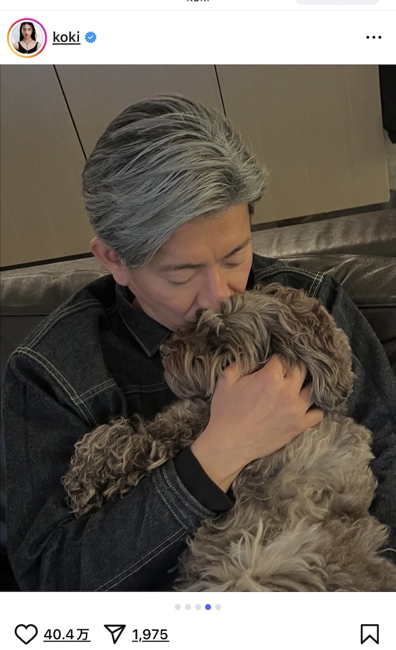 Cocomi & Kōki,、木村拓哉の誕生日を祝福の画像