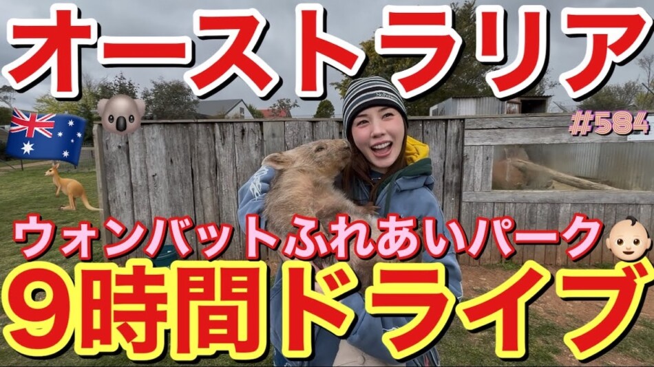 仲里依紗、ウォンバットに癒される