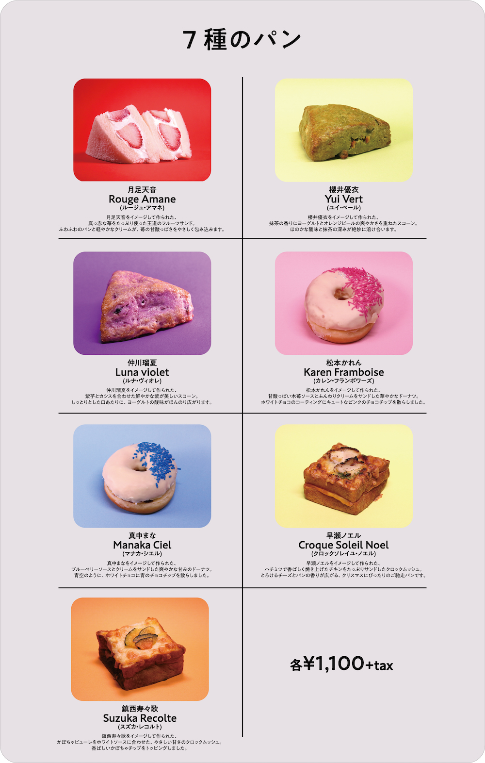 『FRUITS ZIPPER Pop-in Bakery』商品写真