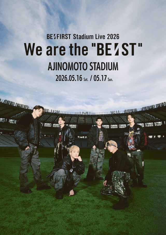 『BE:FIRST Stadium Live 2026 We are the“BE:ST”』告知画像
