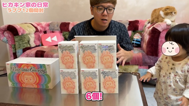 ヒカキンと娘が開封したラブブ