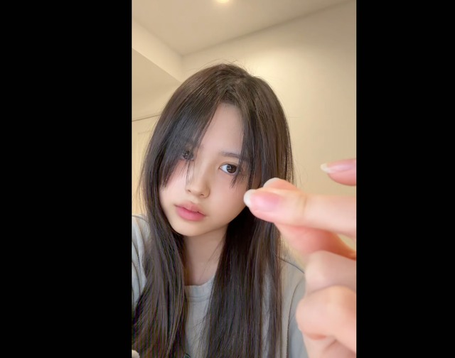 金髪姿の梶原叶渚