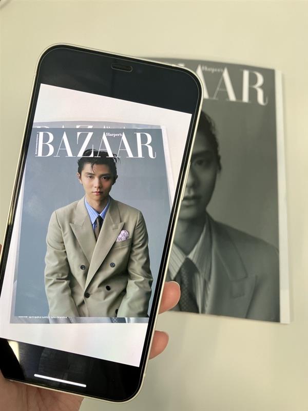 羽生結弦がグッチを纏い表紙に登場の画像