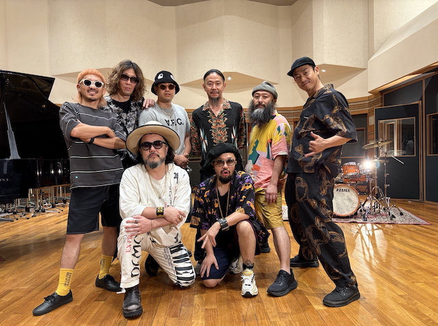 C&K/SOIL&”PIMP”SESSIONS スタジオ集合写真