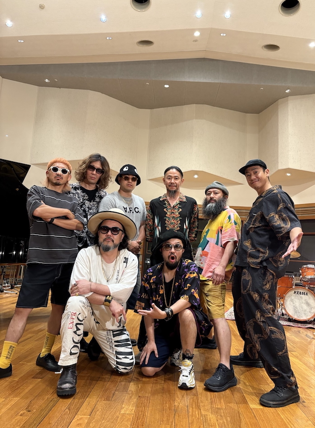 C&K/SOIL&”PIMP”SESSIONS スタジオ集合写真