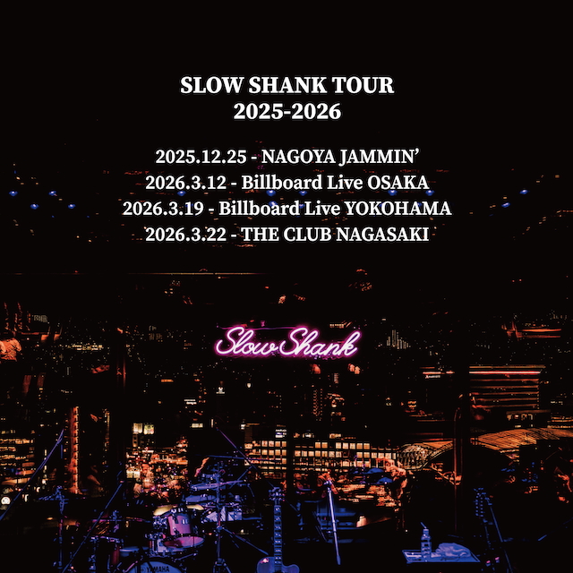『SLOW SHANK TOUR 2025-2026』告知画像