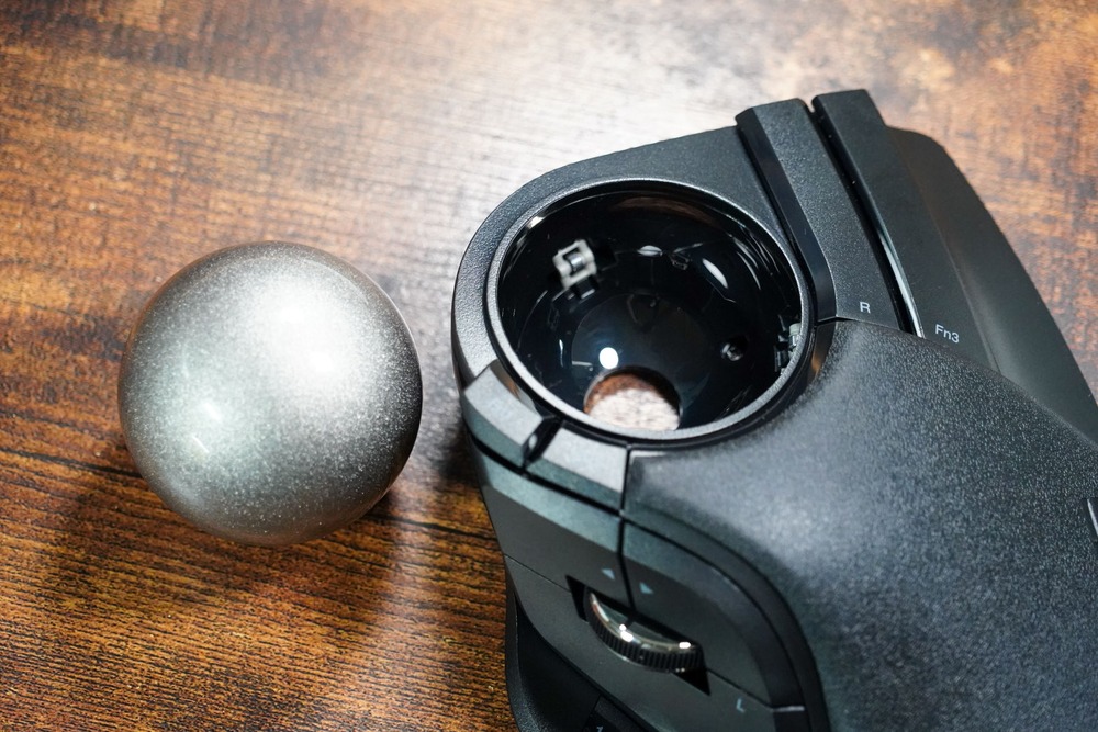 ボールを外した様子