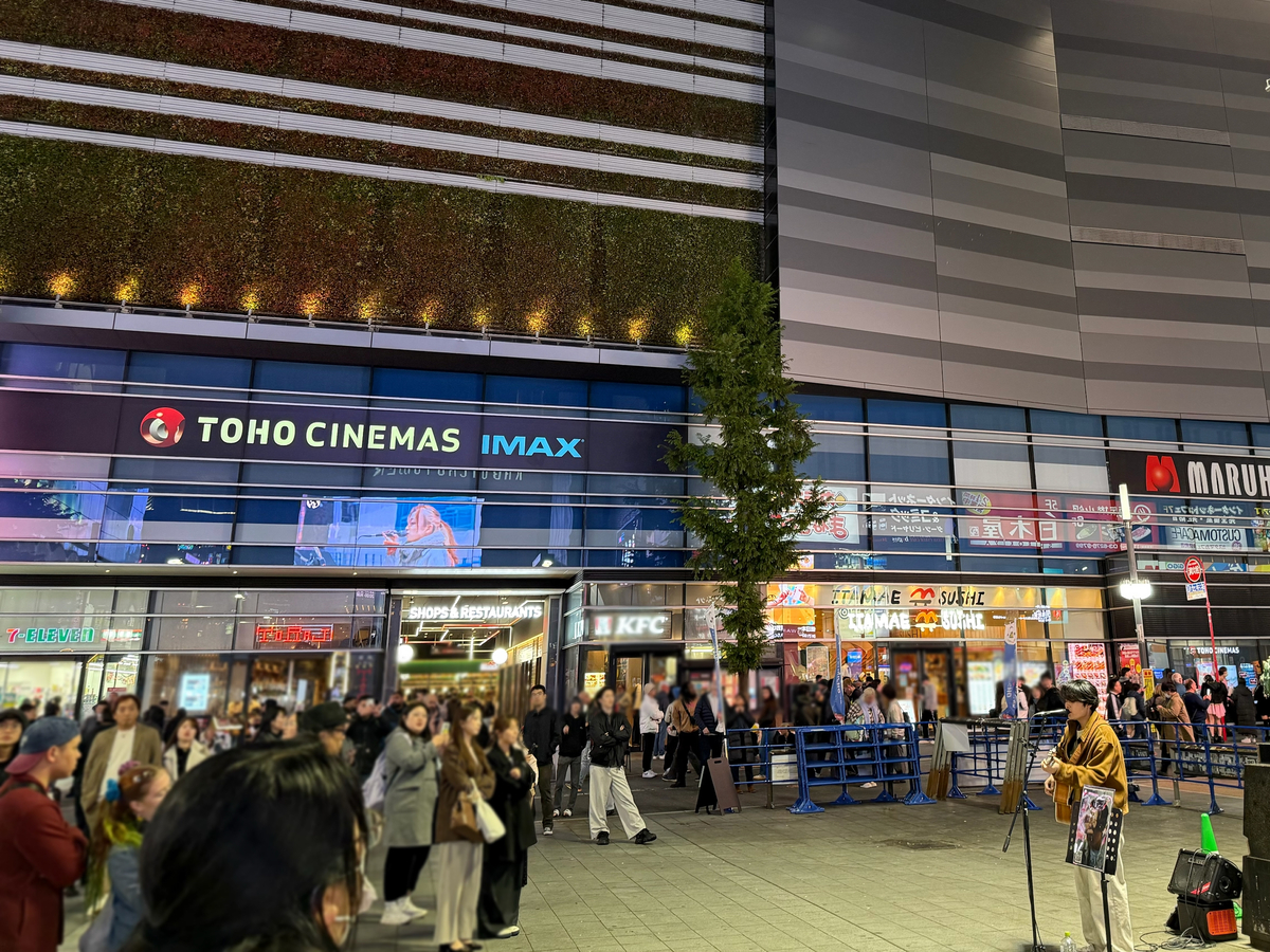 Gaku路上ライブの模様