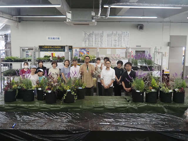 プレイベント『寄せ植え＆竹あかりづくり』