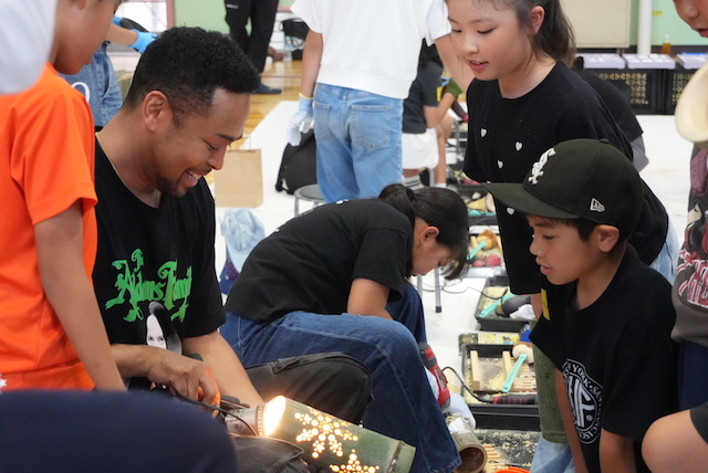 プレイベント『寄せ植え＆竹あかりづくり』