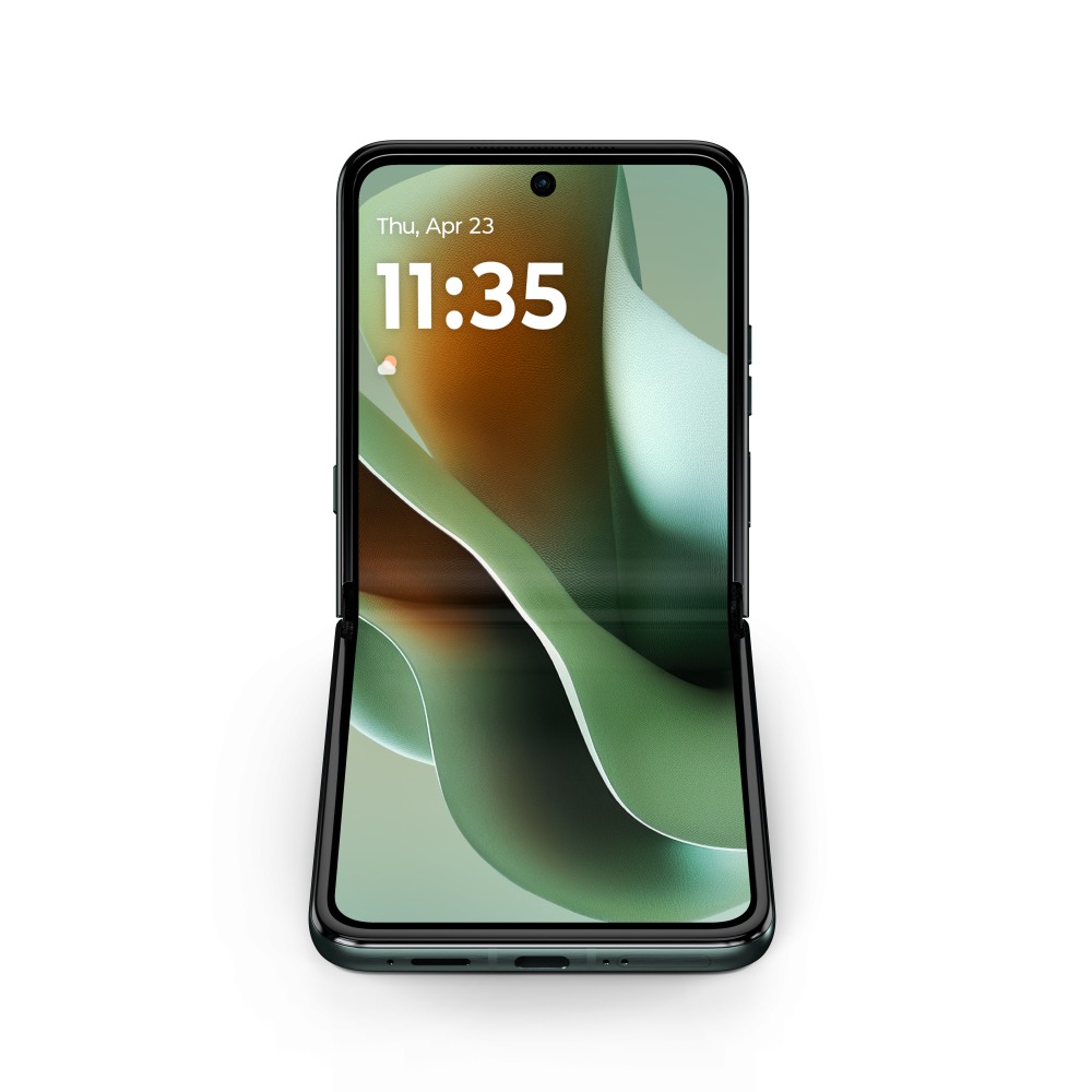 『motorola razr 60 ultra』L字に開いた