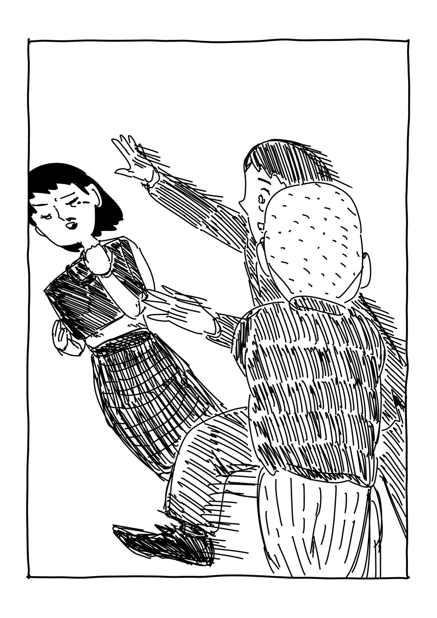 【漫画】ストーカーと意気投合？の画像