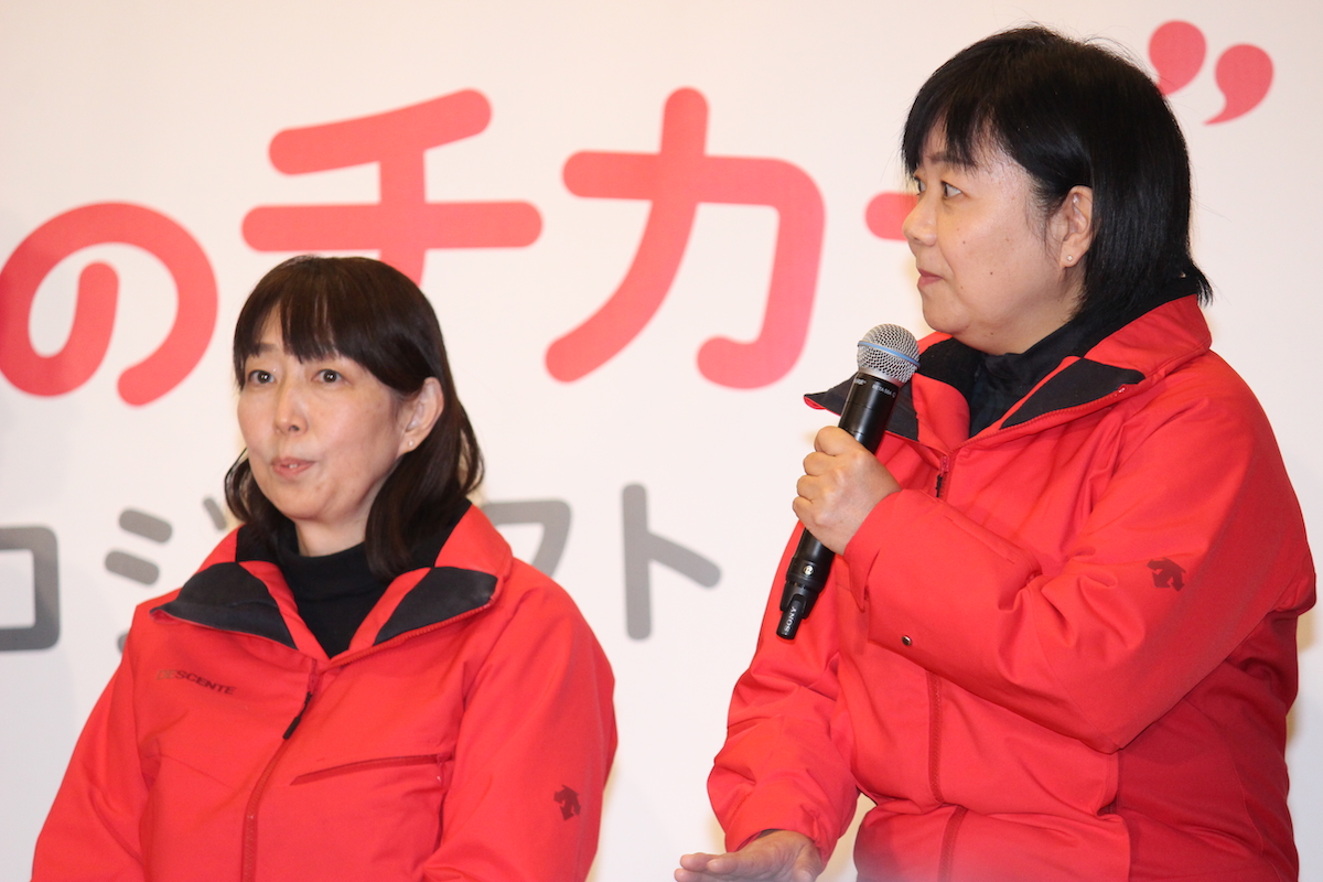 小川亜希選手＆飯野明子コーチ
