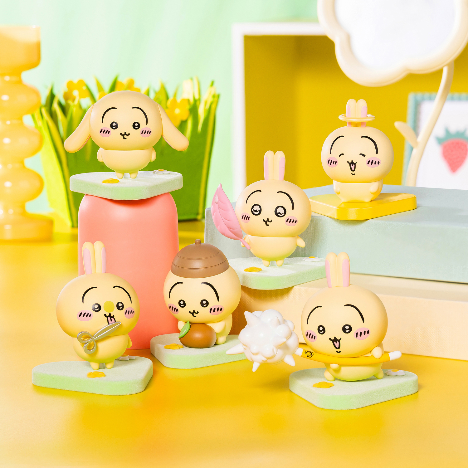 『ちいかわ』うさぎ七変化　フィギュア化の画像