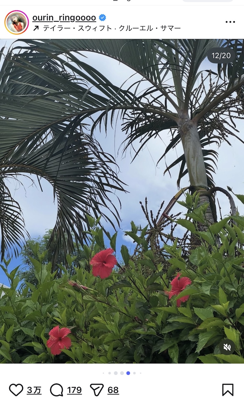 王林、夏の思い出ショットを公開の画像