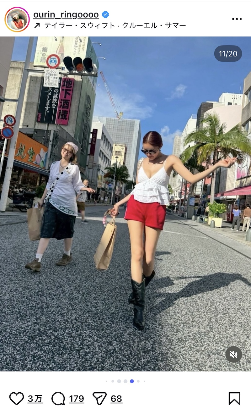 王林、夏の思い出ショットを公開の画像