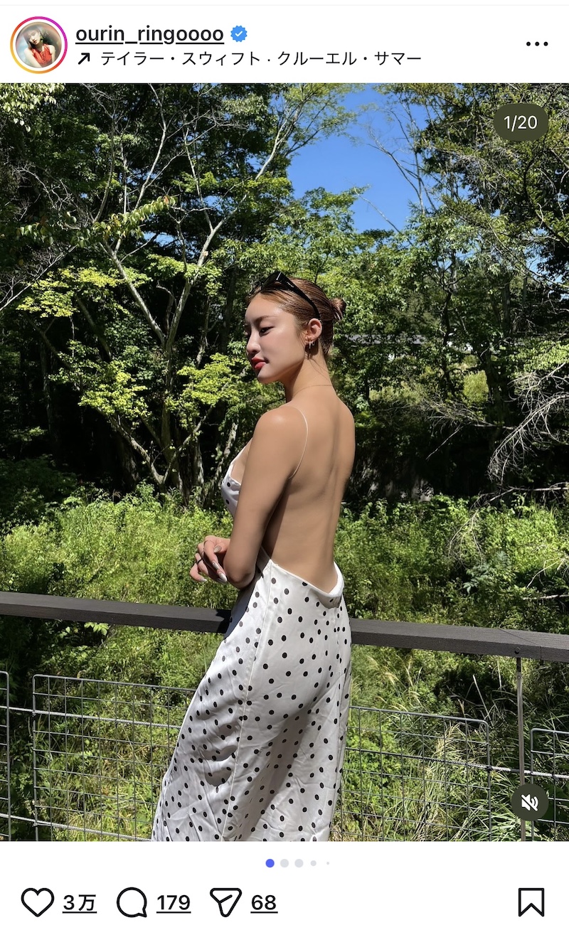 王林、夏の思い出ショットを公開の画像