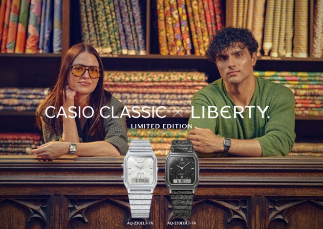 カシオと英国老舗「LIBERTY.」がコラボ