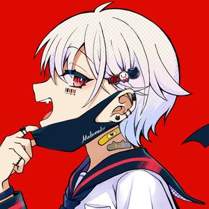 まふまふ「ヴァンパイア(Cover)」配信ジャケット写真