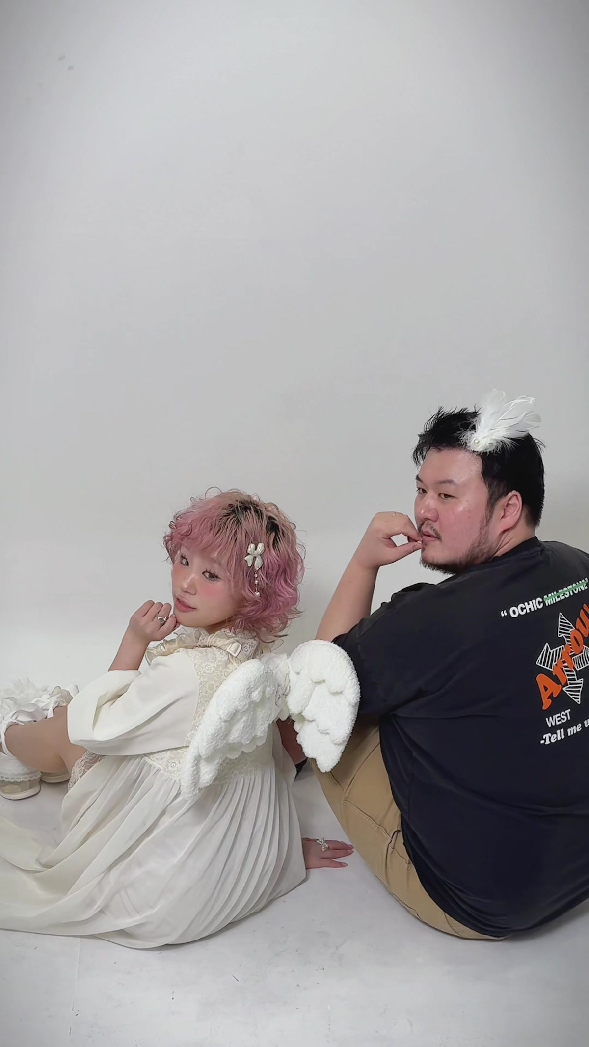 ののち、“儚い天使”に変身