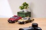 「FIRST MINI-Z 西部警察 スーパーZ & マシンRS-1」　テーブル上で展示