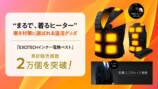 『EXCITECH電熱インナーベスト』2万個突破