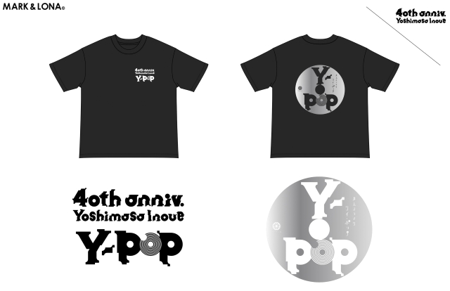 井上ヨシマサ×MARK & LONA 40周年記念特製Tシャツ