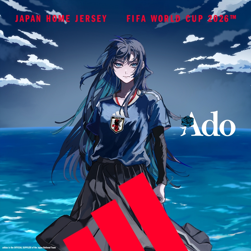Ado、アディダスのサッカー日本代表2026ユニフォームとコラボ