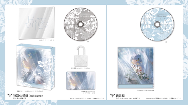 『Revealia』特別仕様盤、通常盤展開図