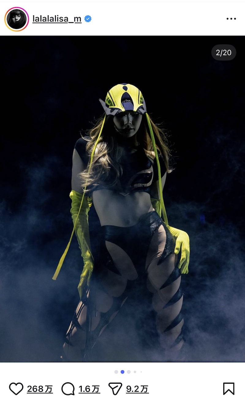 BLACKPINK LISA、シンガポール公演オフショの画像