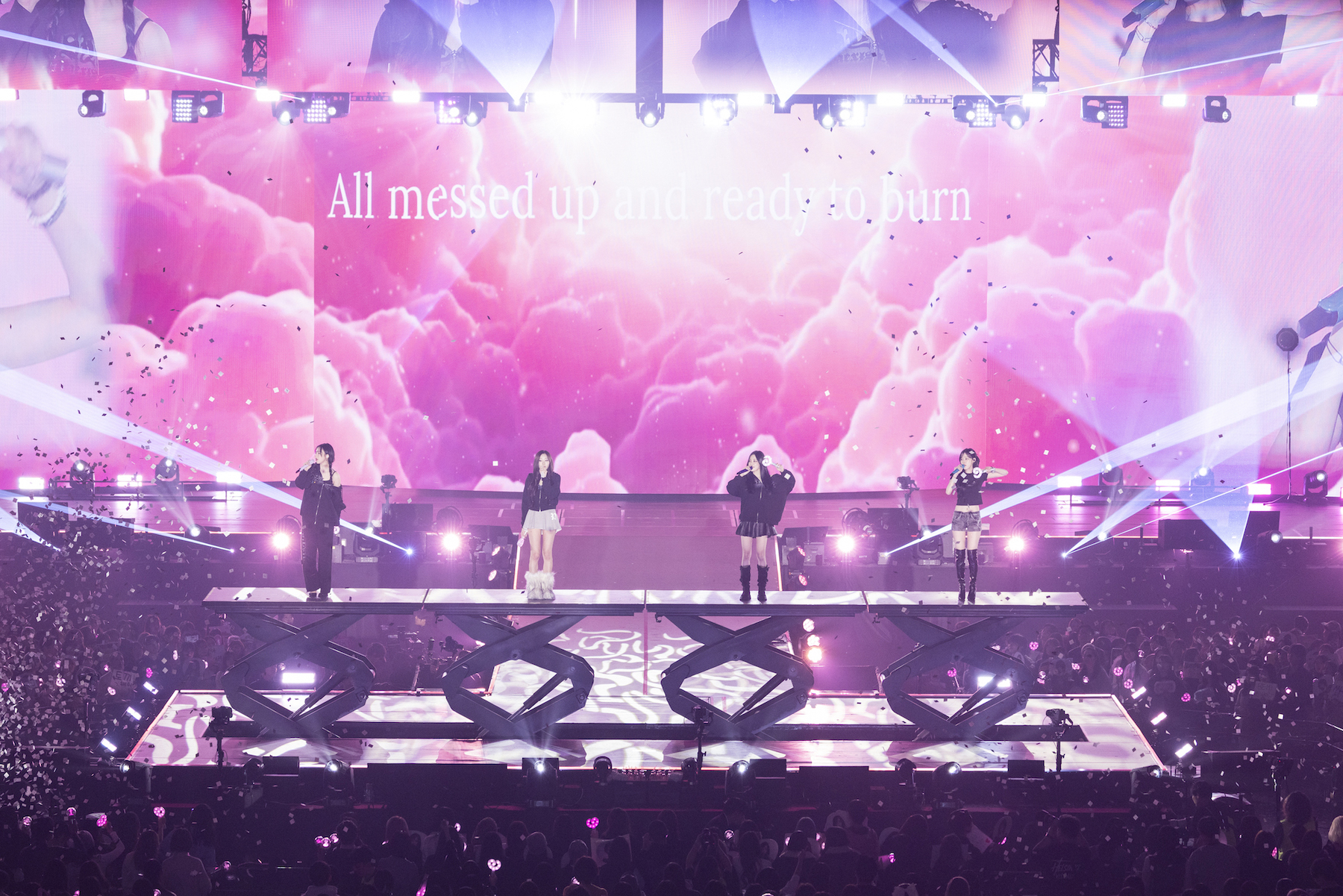 aespa（撮影＝田中聖太郎）