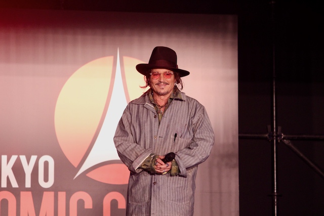 ジョニー・デップ、東京コミコンに登場の画像