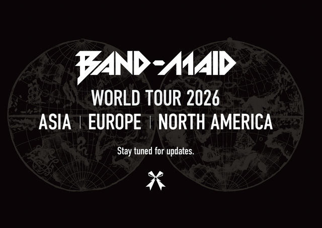 BAND-MAID『BAND-MAID WORLD TOUR 2026』告知画像