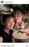 朝日奈央、能條愛未の婚約をお祝いの画像