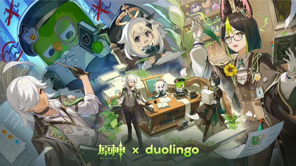 『原神』とDuolingoがコラボ