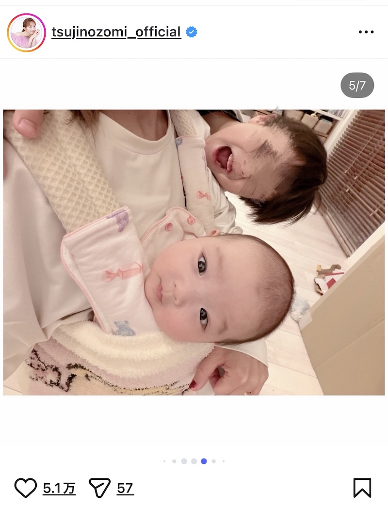 辻希美、三男・次女の誕生日をお祝いの画像