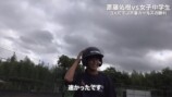女子中学生の野球チームと対決する斎藤佑樹