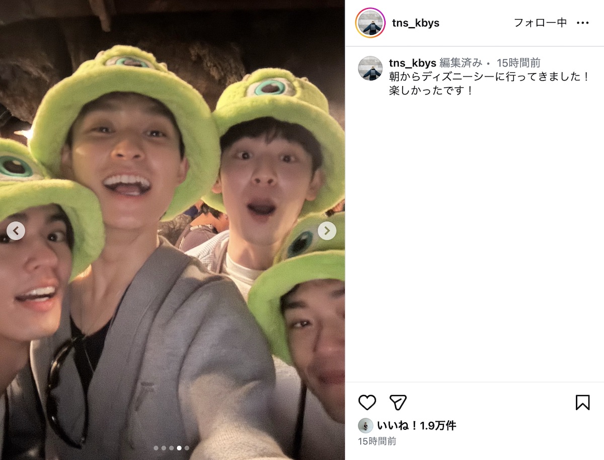 小林虎之介公式Instagramより