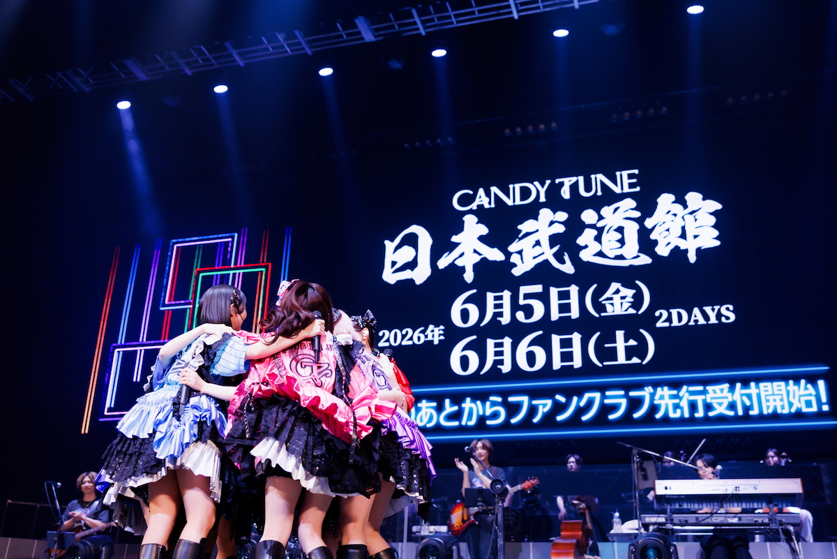 CANDY TUNE ライブの模様