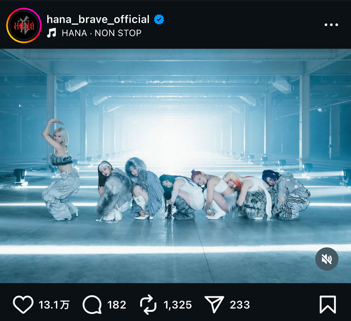 HANA 公式Instagram