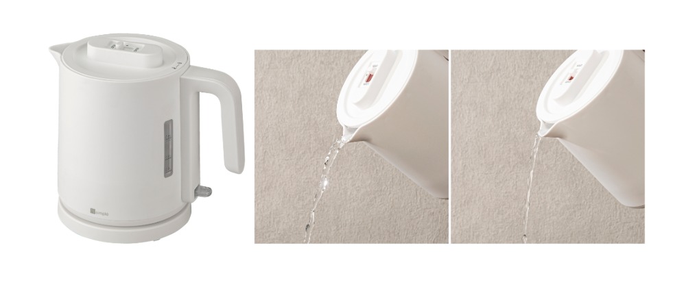 湯量が調節できる電気ケトルが登場の画像