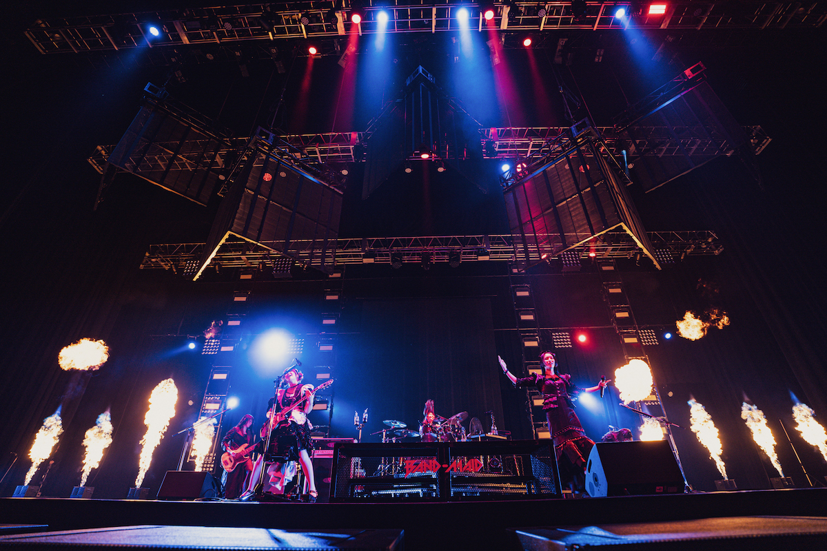 『BAND-MAID TOUR 2025』(撮影=伊東実咲)